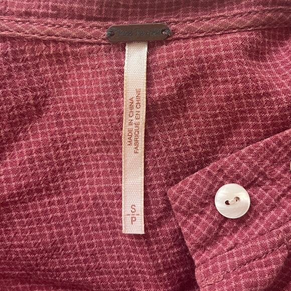 Free People Retro Romance Gingham Dress Size Small - Picture 6 of 6